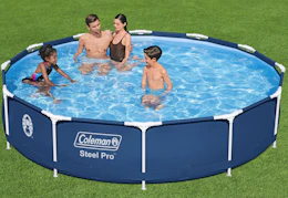 walmart coleman steel pro pool