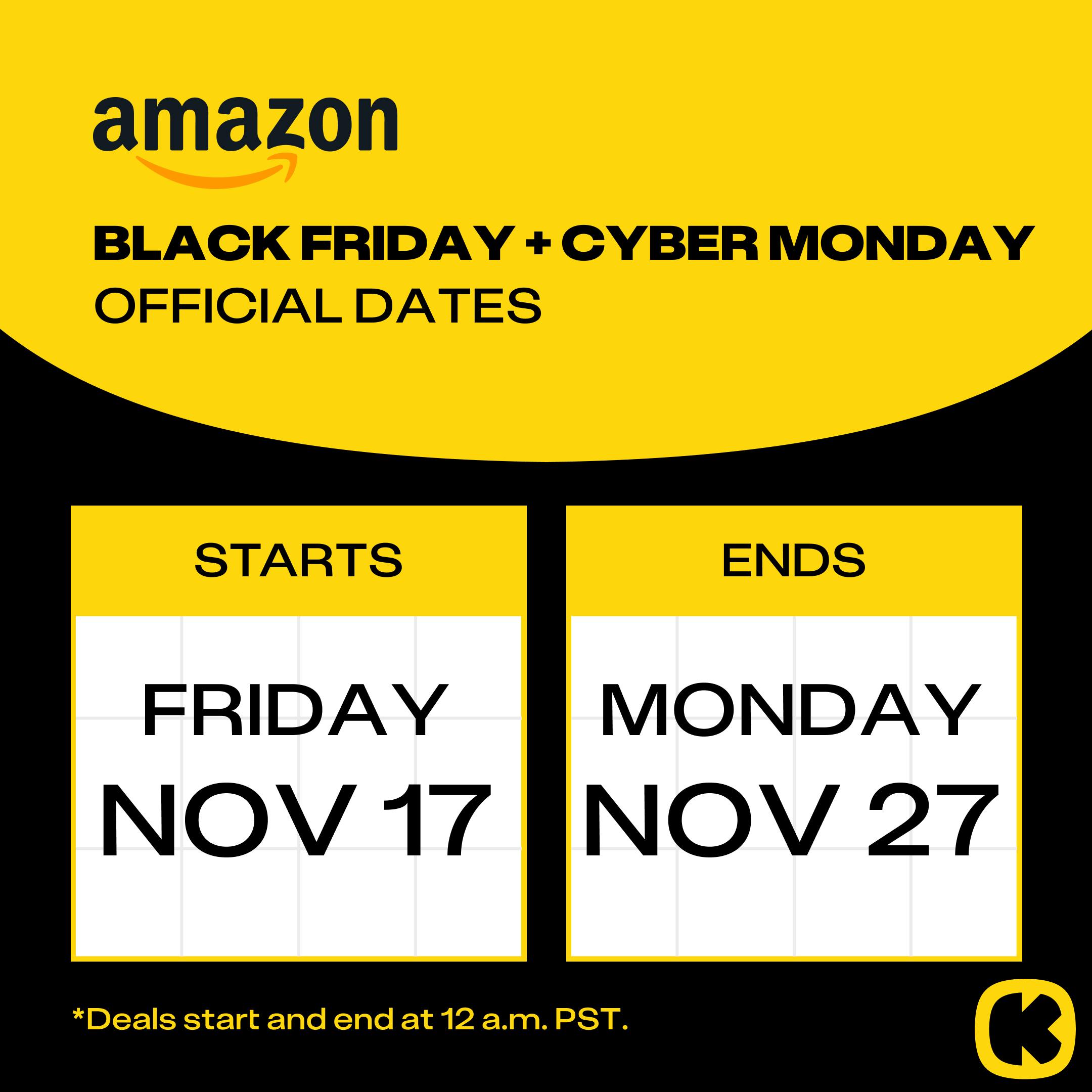 Amazon Cyber Monday Deals What To Expect In 2024 The Krazy Coupon Lady   Amazon Black Friday Graphic EDIT 