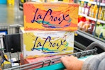 lacroix sparkling water in shopping cart
