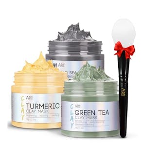 3-Piece Clay Face Mask Set