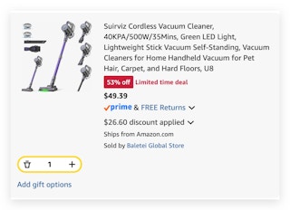 Suirviz Cordless Vacuum Cleaner