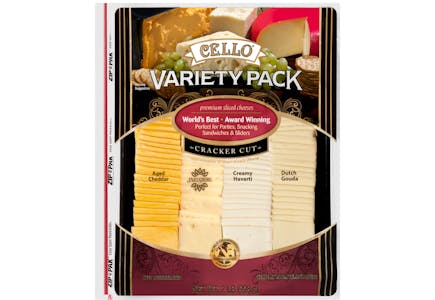 Cello Cracker Cut Sliced Cheeses