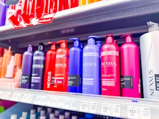 an area shot of the Nexxus hair care