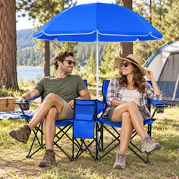 Portable Folding Picnic Double Chair