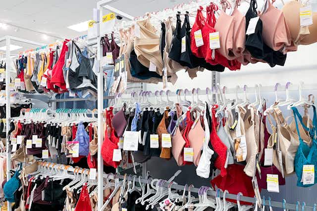 Massive Women's Bra Clearance, Up to 70% Off — As Low as $3.70 at Target card image