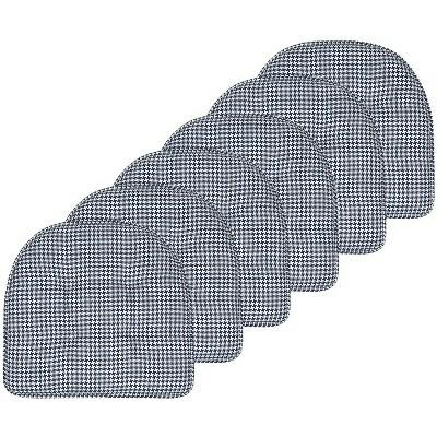 Houndstooth Chair Cushions 6-Pack