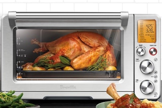 a smart oven cooking a turkey