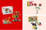 Lego sets in a collage