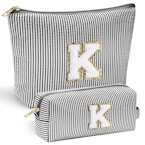 Personalized Initial Makeup Pouch