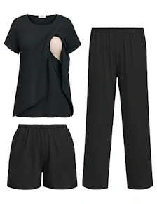 Maternity Nursing Pajamas Set