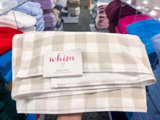 Martha Stewart Clearance Gingham Bath towel