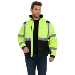 Men's Oxford Insulated Safety Jacket