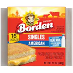 2 Borden American Cheese Singles Packs