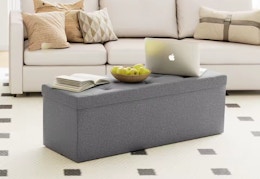 Large Storage Ottoman Bench