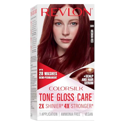 Revlon ColorSilk Hair Color, Medium Red