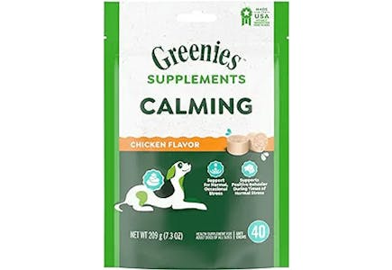 Greenies Supplements Calming Chews
