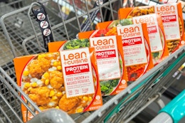 lean cuisine frozen meals in shopping cart