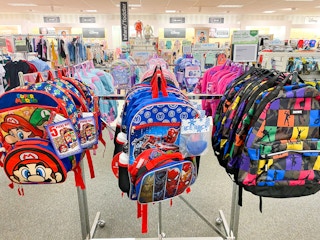 character backpack section in kohls