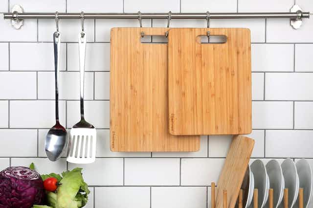 Bamboo Cutting Boards 3-Pack, Just $9.65 on Amazon (Reg. $20) card image