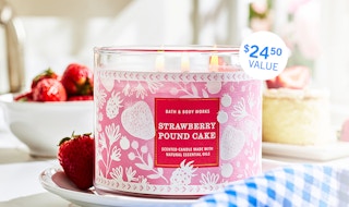 3-Wick Strawberry candle at Bath & Body Works