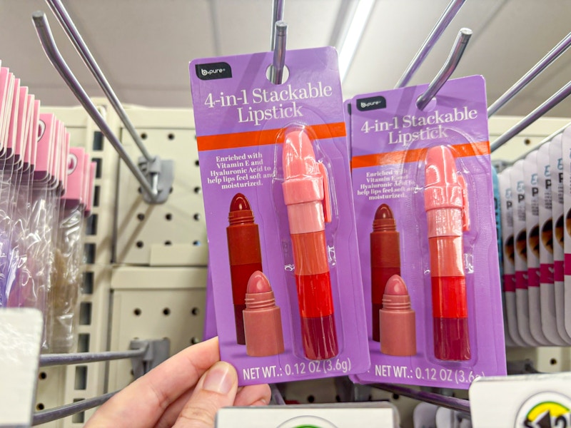 dollar tree b-pure stackable lipstick