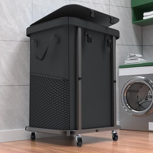 Laundry Basket with Wheels
