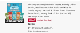 the only bean Amazon receipt