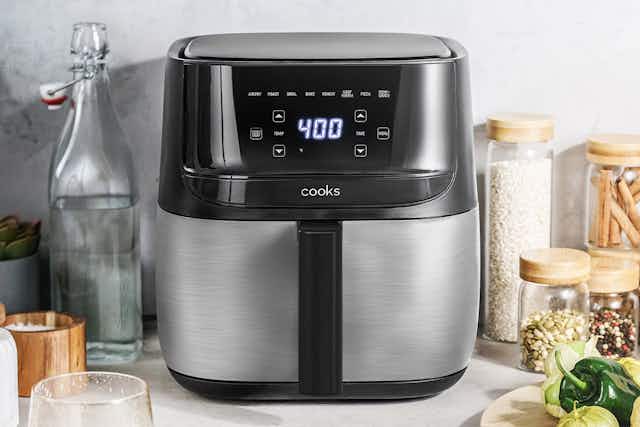 Cooks 6-Quart Air Fryer, Now $72 at JCPenney (Reg. $140) card image
