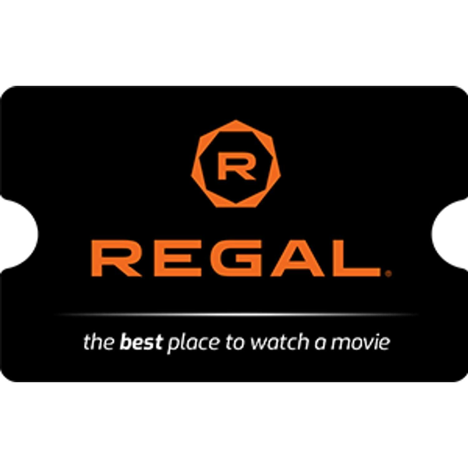 Regal Cinemas $50 eGift Card