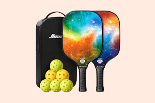 a pickleball paddle set