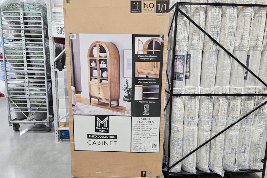 sams club members mark enzo bookcase natural 1