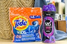 tide pods downy unstopables on store shelf