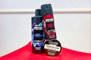 axe products on a red surface