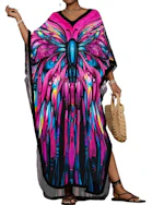 Women's Floral Caftan Coverup