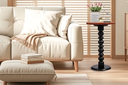 Wood End Table, Just $29.69 on Amazon (Reg. $66) card image