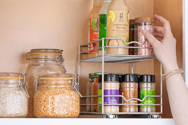 Pull-Out Spice Rack, Just $14 on Amazon (Reg. $65) card image