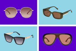 quay sunglasses on a grid
