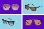 quay sunglasses on a grid