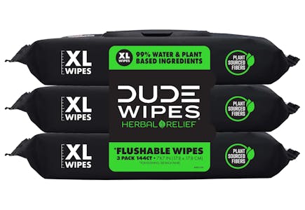 Dude Wipes Flushable Wipes