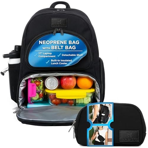 Women's Laptop Backpack + Belt Bag