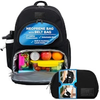 Women's Laptop Backpack + Belt Bag