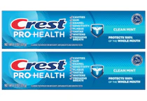 2 Crest Pro-Health Toothpastes