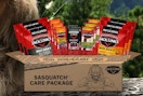 a box of beef jerky 