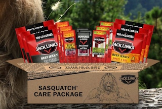 a box of beef jerky 