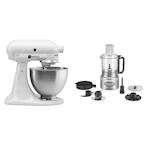 1 KitchenAid Mixer + 1 Food Processor