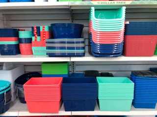 decorative storage and organizational bins
