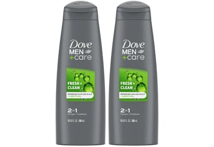 2 Dove Men+Care Hair Products