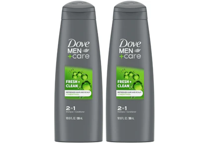 2 Dove Men+Care Hair Products