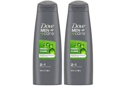 2 Dove Men+Care Hair Products
