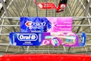 crest and oral b products in a shopping cart